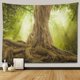 thumbnail image 1 of Tapiz de paisaje de árbol y bosque para colgar en la pared, decoración Hippie Boho, tapiz de tela grande, manta de tela estética para dormitorio, 1 of 4