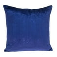 thumbnail image 1 of HomeRoots 402890 Quilted Velvet Blue Square Throw Pillow, 1 of 1