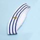 thumbnail image 4 of KAKOWELY 4 piezas de sombrero de capitán de yate: sombrero de marinero, gorro de barco, bufanda, disfraz de capitán de barco, accesorios de vestir para mujeres y hombres, Halloween, cosplay., 4 of 5