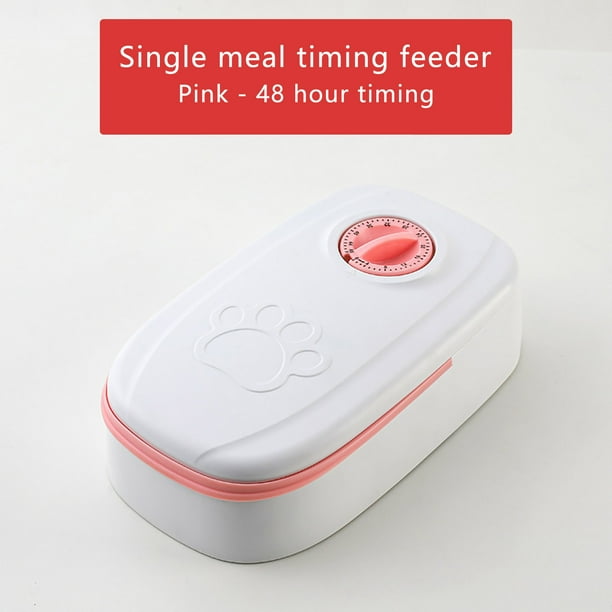 Comedero Automático para Mascotas, Temporizador de 48 Horas, Bandeja Extraíble, Compatible con Comida Seca y Húmeda, Sin Bpa, Diseño Silencioso, Mantiene El Fresco, Apto para Lavavajillas, para Perro