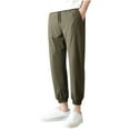 thumbnail image 1 of Zszcpp Work Pants Men Pockets Long Hiking Outerwear Twill Track Sweat Joggers Drawstring Trousers Casual Trouser, 1 of 9