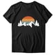 thumbnail image 1 of Gibobby Playera Manga Corta para Mujer Mujeres Casual Impresión Manga Corta Cuello Redondo Camiseta Suelta Blusa Tops(Negro,M), 1 of 5