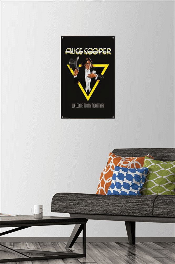 Alice Cooper - Welcome Wall Poster with Push Pins, 14.725" x 22.375"