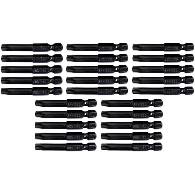 Driver Bits GRK 86451 T30, 5 cm, color negro, paquete de 25