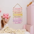 thumbnail image 5 of SILVERCELL 12x23 Inch Girls Room Decor Rustic Pink Stickers For Kids Girls Bedroom Inspirational Wall Art Decorations for Kids Bedroom, Playroom, Nursery Room, 5 of 6