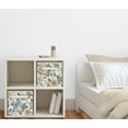 thumbnail image 2 of Vintage Floral Blue and Yellow Fabric Storage Bin (Set of 2) by Sweet Jojo Designs, 2 of 4