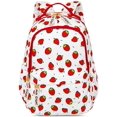 thumbnail image 1 of Freshable Small Floral Print Backpack Elementary Middle School Bag Pretty Girls BookBag (Pink Strawberry), 1 of 5