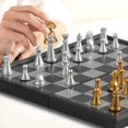 thumbnail image 2 of Juego de ajedrez de viaje Vikutu, tablero plegable magnético de 19 cm, 2 of 5
