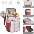thumbnail image 5 of Travel Cooler Bag - White Christmas Tree Pattern Camping Beer Cooler Backpack with Bottle Opener- Waterproof Insulated Picnic Backpacks - Cooler Bag for Beach, 5 of 6