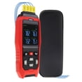 thumbnail image 3 of Thermocouple Thermometer 4 Channels Data Logger Thermometer K Type Temperature Logger with Alarm and Data Logging, 3 of 9