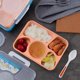 thumbnail image 3 of Caja Bento de 5 compartimentos - Plástico, hermética y ligera - Recipiente reutilizable para preparar comidas para la escuela/oficina, 3 of 3