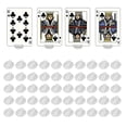 thumbnail image 2 of 50Pcs Round Card Holder Multifunctional Business Display Shelves Holder Portable Acrylic Stands for Cards, 2 of 8