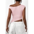 thumbnail image 2 of Remera PRETTYGARDEN Verano 2025 Top Asimétrico Fruncido XL, 2 of 8