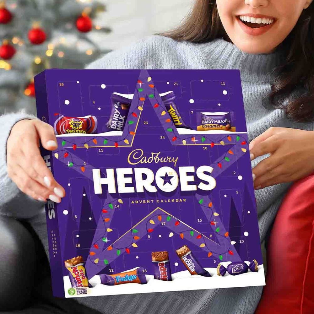 Cadbury Heroes Chocolate Advent Calendar 230g - Walmart.com