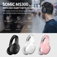 thumbnail image 3 of Auriculares para Juegos Injueey Somic con cancelación de ruido compatibles con Bluetooth negro, 3 of 6