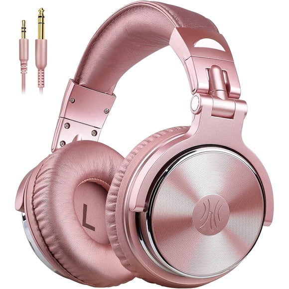 OneOdio Audífono Over Ear Pro-10 para DJ con cable Rosa