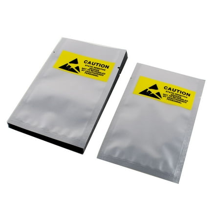 - Uxcell 7cmx11.5cm Open Top ESD Anti Static Shielding Bag Pouch Replacement 50 Pcs