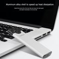 thumbnail image 3 of Kuymtek Lenovo M-02 M2 SSD Case NVMe M.2 NGFF B Key to USB 3.1 Gen2 Type C SSD Enclosure Kuymtek Componentes de la computadora, 3 of 8