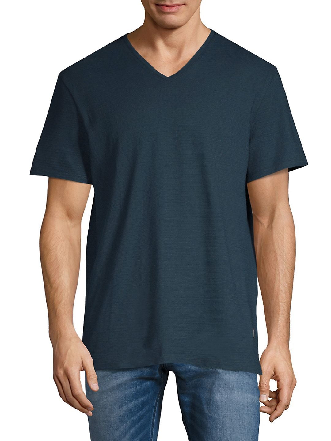 hanes slim fit v neck walmart