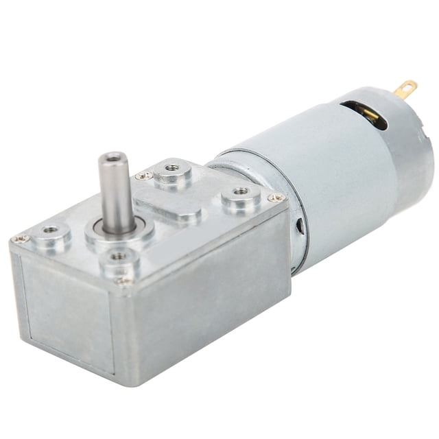 Motorreductor helicoidal de 12 V CC con función de autobloqueo para aplicaciones de válvulas eléctricas, suministros eléctricos de 6-12 V