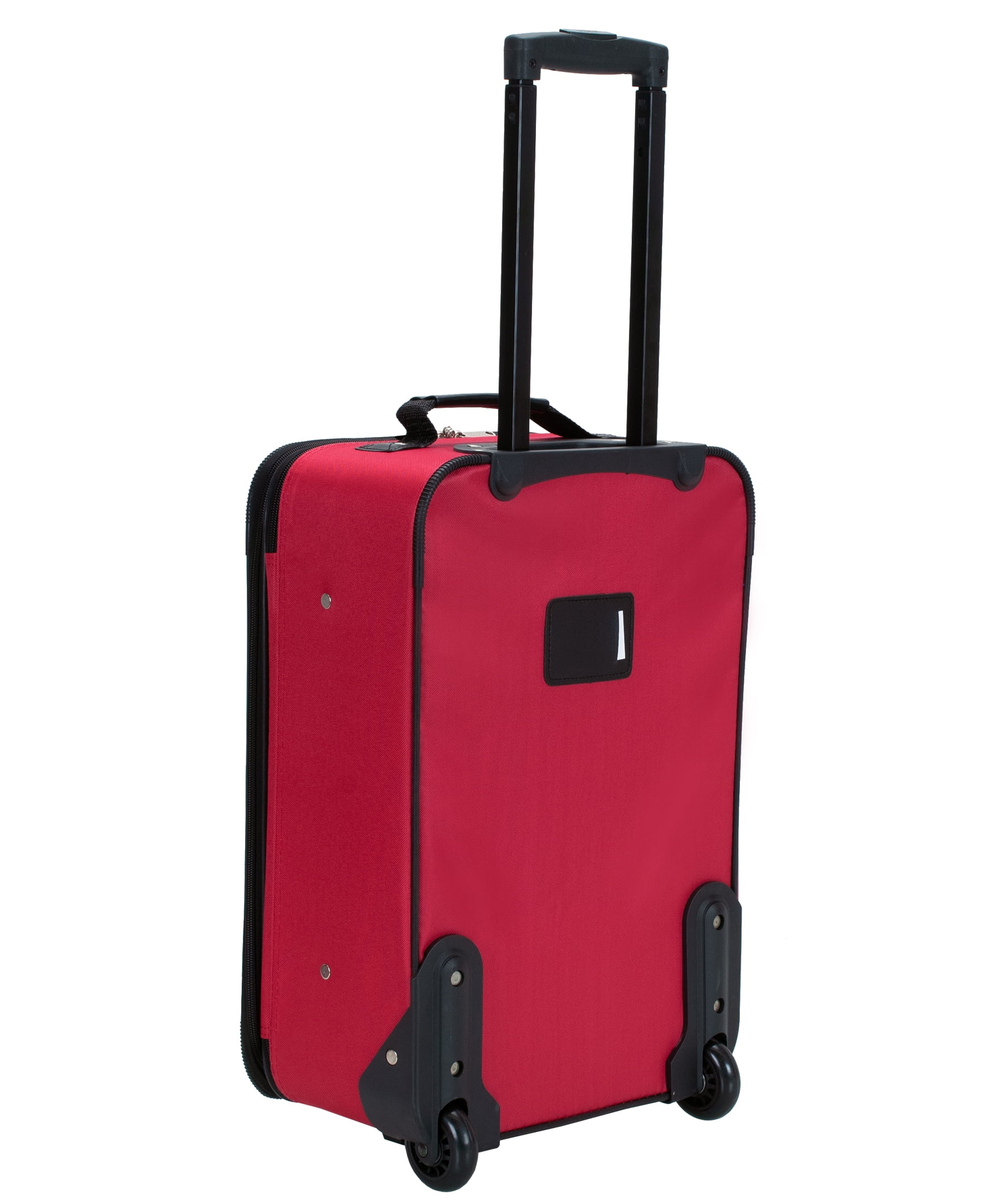 Rockland 2 Piece Carry Suitcase with Softside Wheels Fashion