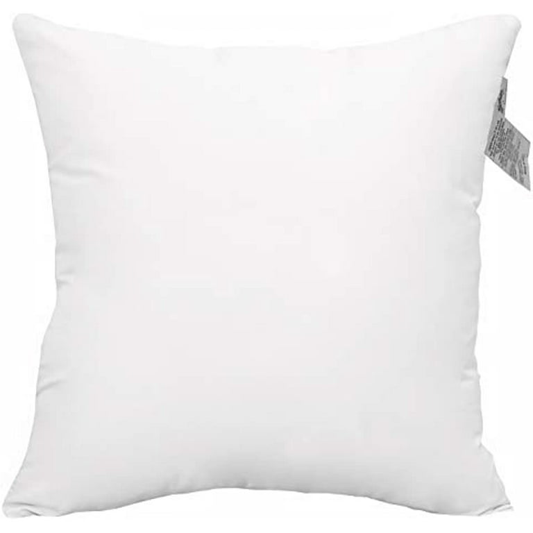 18x18 Pillow Insert, 18x18 Pillow Forms, 18x18 Hypoallergenic Pillow,  SYNTHETIC DOWN Pillow Inserts 