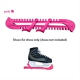 thumbnail image 2 of 1 Par de Patines Sobre Hielo, Protectores de Cuchillas para Patinaje, Protectores de Zapatos, Fundas PráCticas, Protectora Ajustable, para Cuchilla-Rosa, 2 of 5