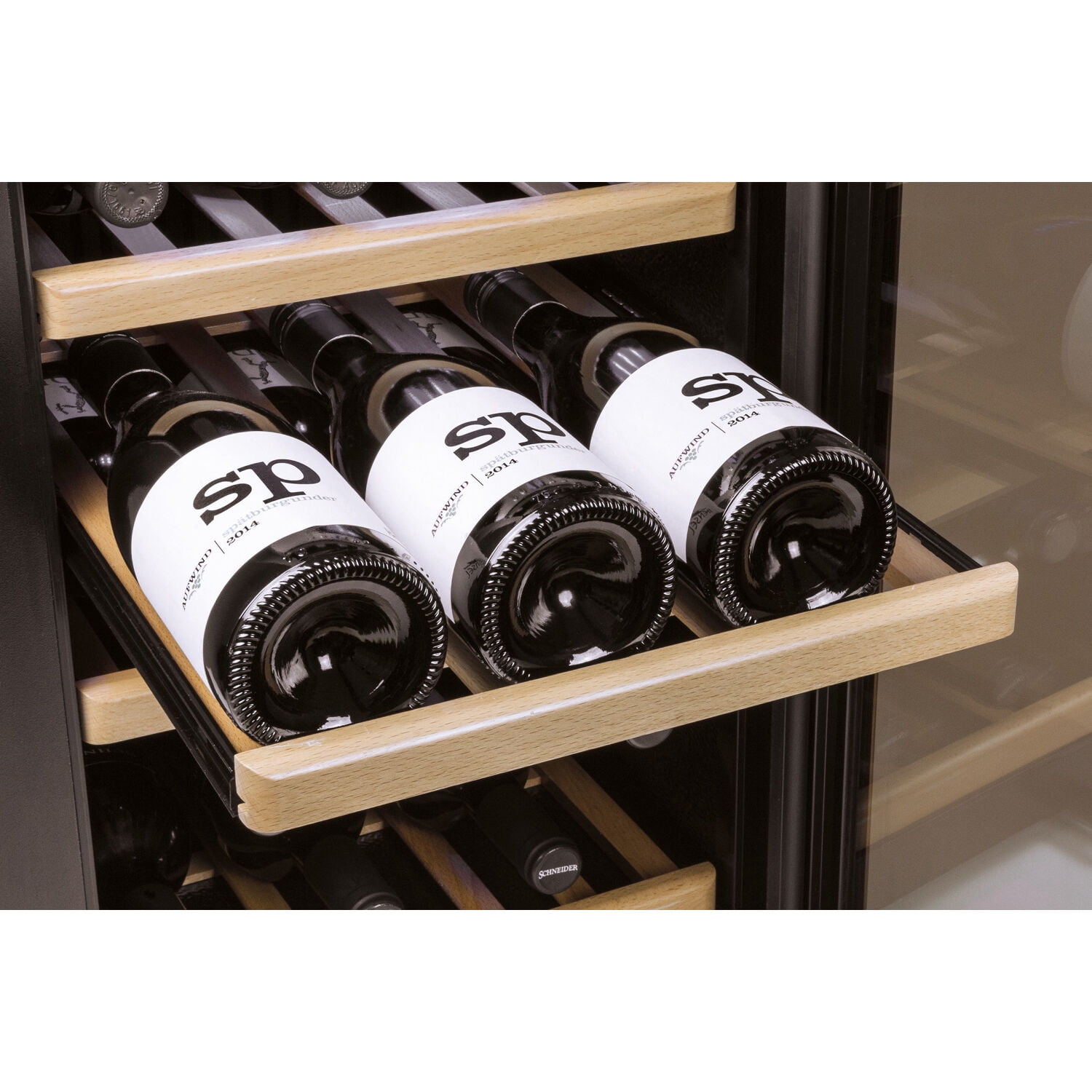 Caso Design WineSafe 43-Bottle, Cellar, protection, With Wine Locks 3-layer UV and 10647 compressor Stainless