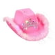 thumbnail image 2 of Sombrero de vaquero rosa Hugo con corona enrollada LED para niña, 2 of 9