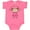 Hot Pink, variant on Inktastic My Granny Loves Me Girls Baby Bodysuit