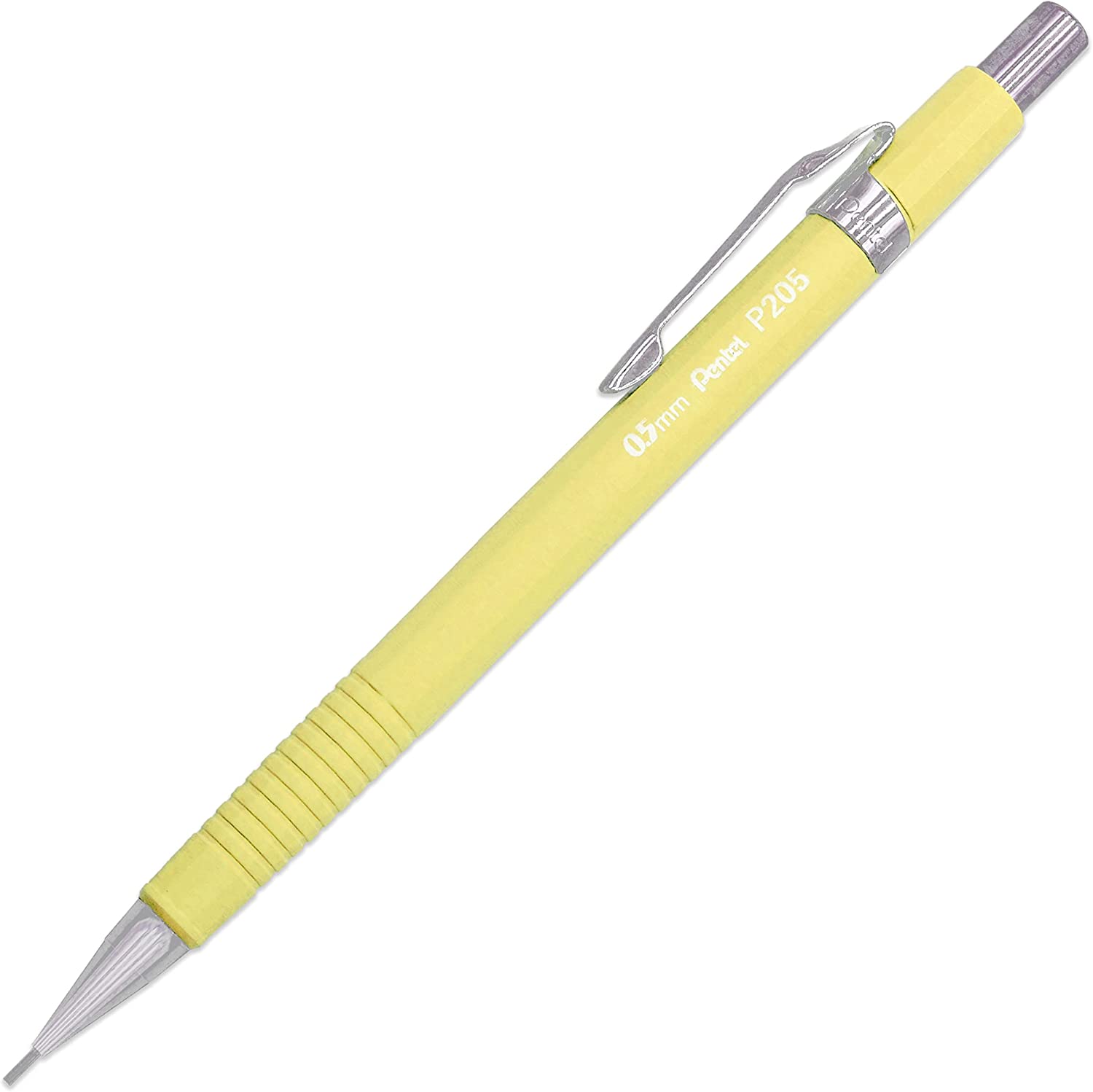 Pentel P205-97 Mechanical Automatic Pencil - Pastel Floral Range - Mixed Pack of 6