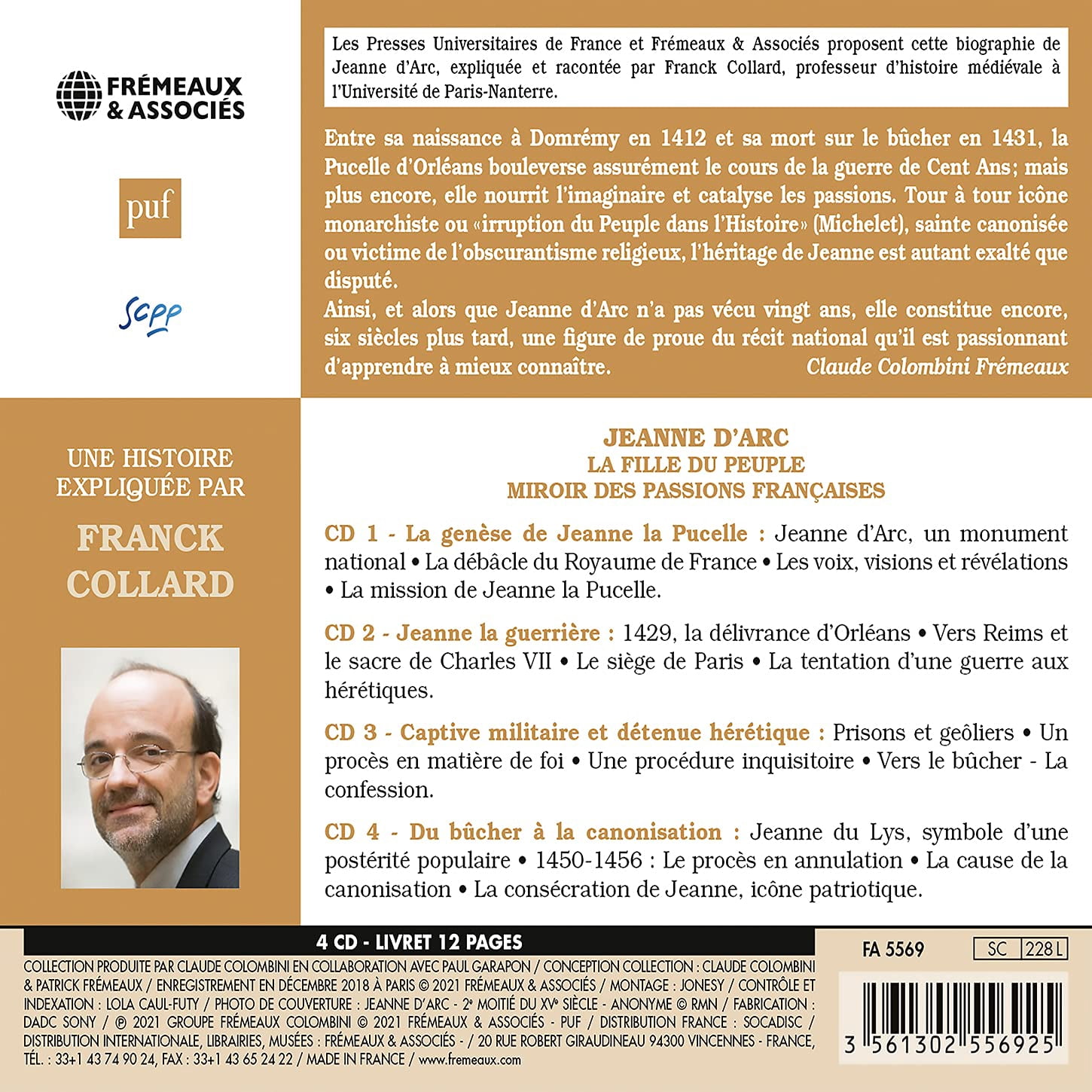 Franck Collard - Jeanne D'arc - Music & Performance - CD