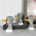 thumbnail image 1 of Estatua de David de la estatua del busto de la cabeza del helado Smashing Afortunado Sencillez, 1 of 4