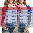 thumbnail image 3 of Youyipin Womens Tops 4Th Of July Shirts Women Usa Color Blocking Short Sleeve American Flag Crew Neck Graphic Tee Patriotism T Shirts For Women, 3 of 4
