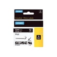 thumbnail image 2 of DYMO Rhino Coloured Vinyl - Vinyl - permanent adhesive - white on black - Roll (0.5 in x 18 ft) 1 cassette(s) tape - for DYMO ILP219; Rhino 4200, 5000, 5200, 6000; RhinoPRO 3000, 5000, 6000, 6500, 2 of 4