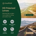 thumbnail image 4 of Gafas de sol Cloudfield con montura de madera y lentes polarizadas de 9 capas, 4 of 7