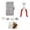 Silver, variant on QHYFC 2026 New Snap Button Kit with Manual Pliers for Fabrics Clothes Bags Jeans DIY Hand Sewing Tools