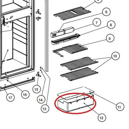 NORCOLD 618571 Cargo Area Liner