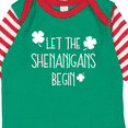 thumbnail image 4 of Inktastic Let the Shenanigans Begin Boys or Girls Long Sleeve Baby Bodysuit, 4 of 5