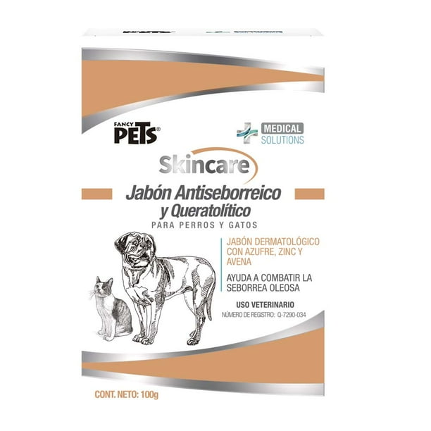 Jabón Antiseborreico Y Queratolico Fancy Pets Jabón Skincare para mascotas