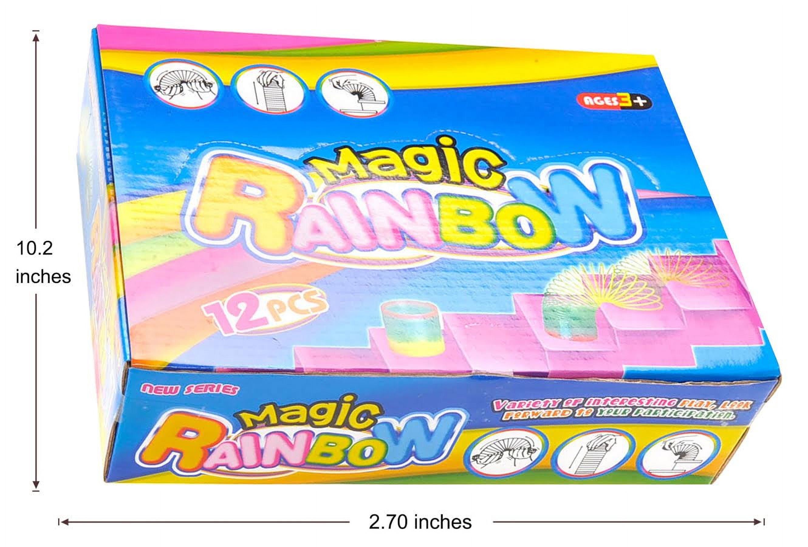 TechWonder 2.5" Magic Rainbow Springs Assorted Colors 1 Dozen