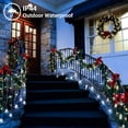 thumbnail image 4 of Guirnalda de luces navideñas para exteriores, 2025 luces LED, 20 m, 864 LED, enchufe UE/EE. UU., resistente al agua, IP44, Año Nuevo, 4 of 4