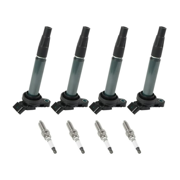 KESSOCCO 4Pcs Ignition Coils 4Pcs Iridium Spark Plugs For Toyota Corolla Prius Matrix Scion UF619