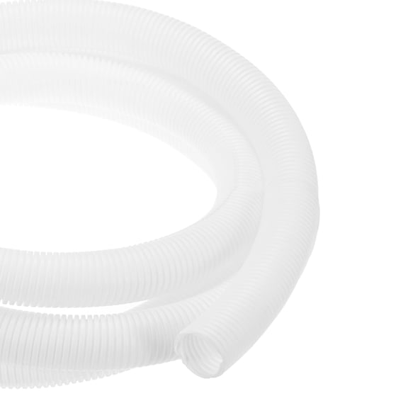 Uxcell 10ft 1 Inch White Wire Loom Split Tubing Cord Protectors Flexible Conduit