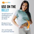 thumbnail image 4 of SunnyBay Adhesive Heat Patches for Neck, Knee, and Upper or Lower Back, Air-Activated Heat Pads for Menstrual Cramps, Stiffness, Sprains, and More, Stick to Clothing, 5x, 4 of 9