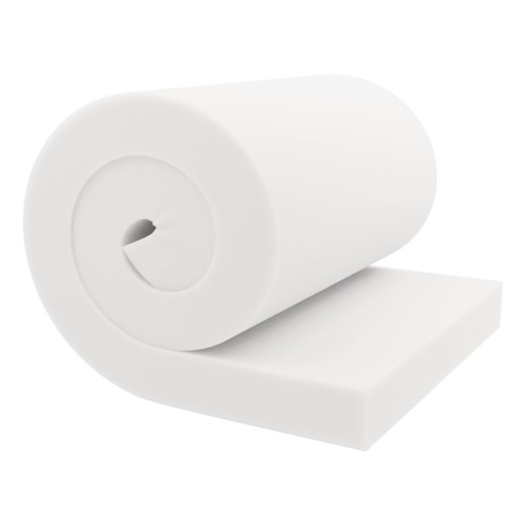 GoTo Foam 3" Height x 24" Width x 72" Length 35ILD (Semi-Firm) Upholstery Cushion Made in USA