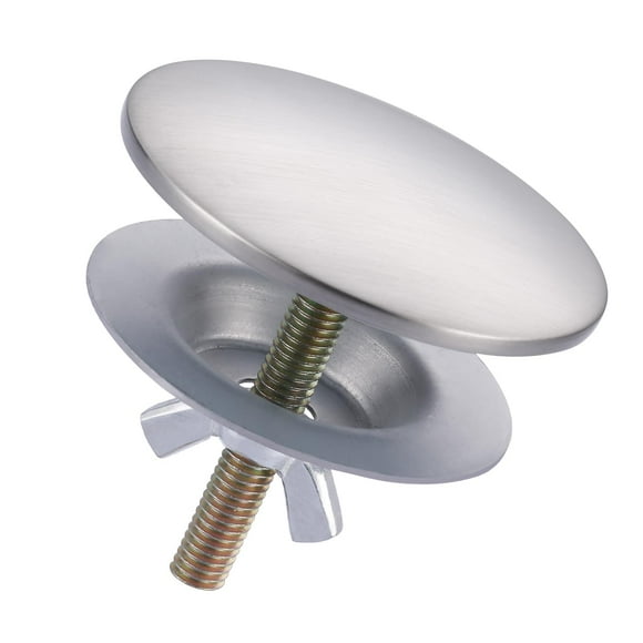 Tapa de fregadero ALEASHA para fregadero de cocina de acero inoxidable cepillado