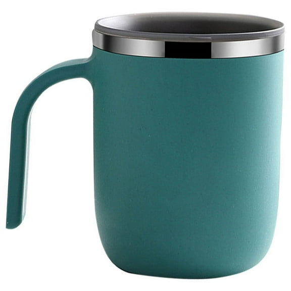 Stainless Steel Coffee Mug Metal Drinking Mugs Double Wall Beer Cup Hermal Water Wine Cups with Lid for Office Home