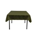 thumbnail image 1 of TCpop52x52-OliveP21 Polyester Poplin Square Tablecloth, Olive - 52 x 52 in., 1 of 1
