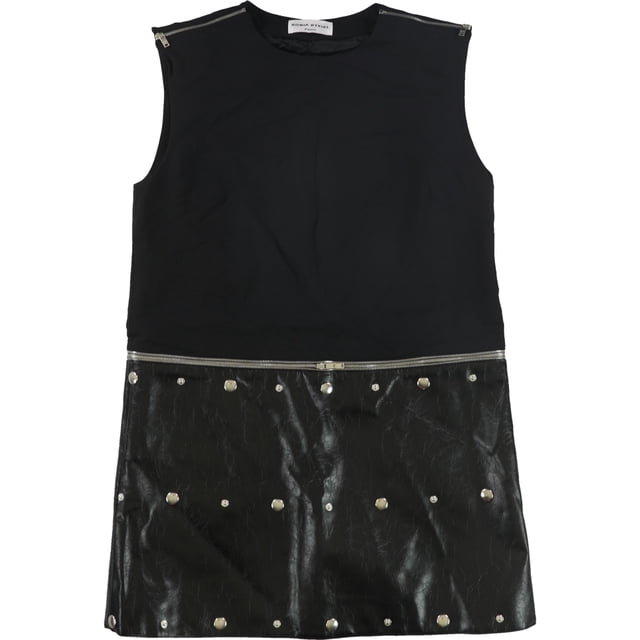 Vestido Midi con tachuelas Sonia Rykiel para mujer negro 42